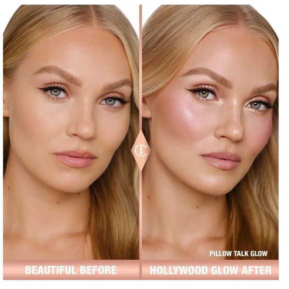 NWT- HOLLYWOOD GLOW GLIDE FACE ARCHITECT HIGHLIGHTER SHADE: PILLOW TALK GLOW - Picture 6 of 11